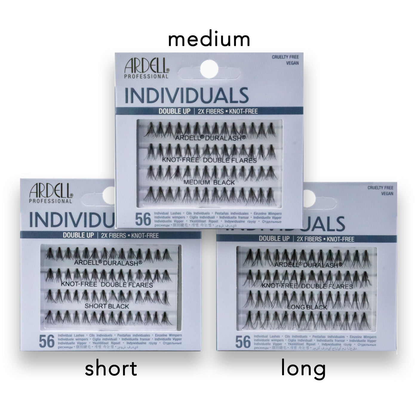 ARDELL Double Up Individuals [Knot-Free Double Flares]