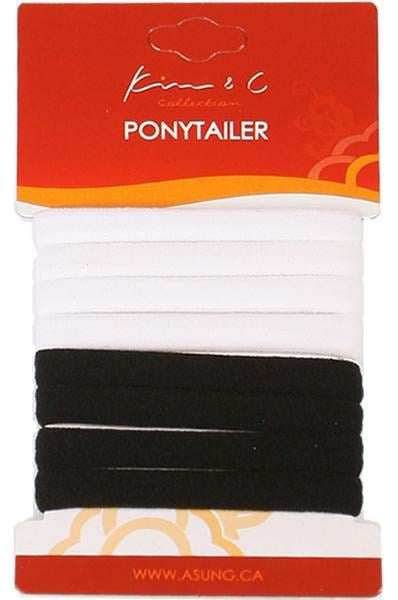 KIM & C 8pcs Ponytail Holders