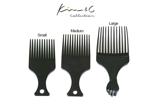 KIM & C Plastic Pik Black 12pcs Bulk Pack