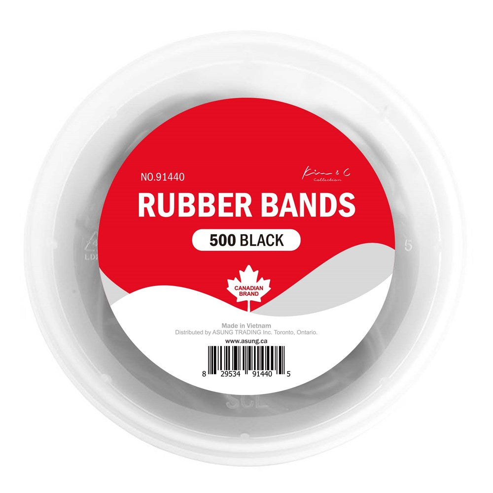 KIM & C 500pcs Rubber Bands