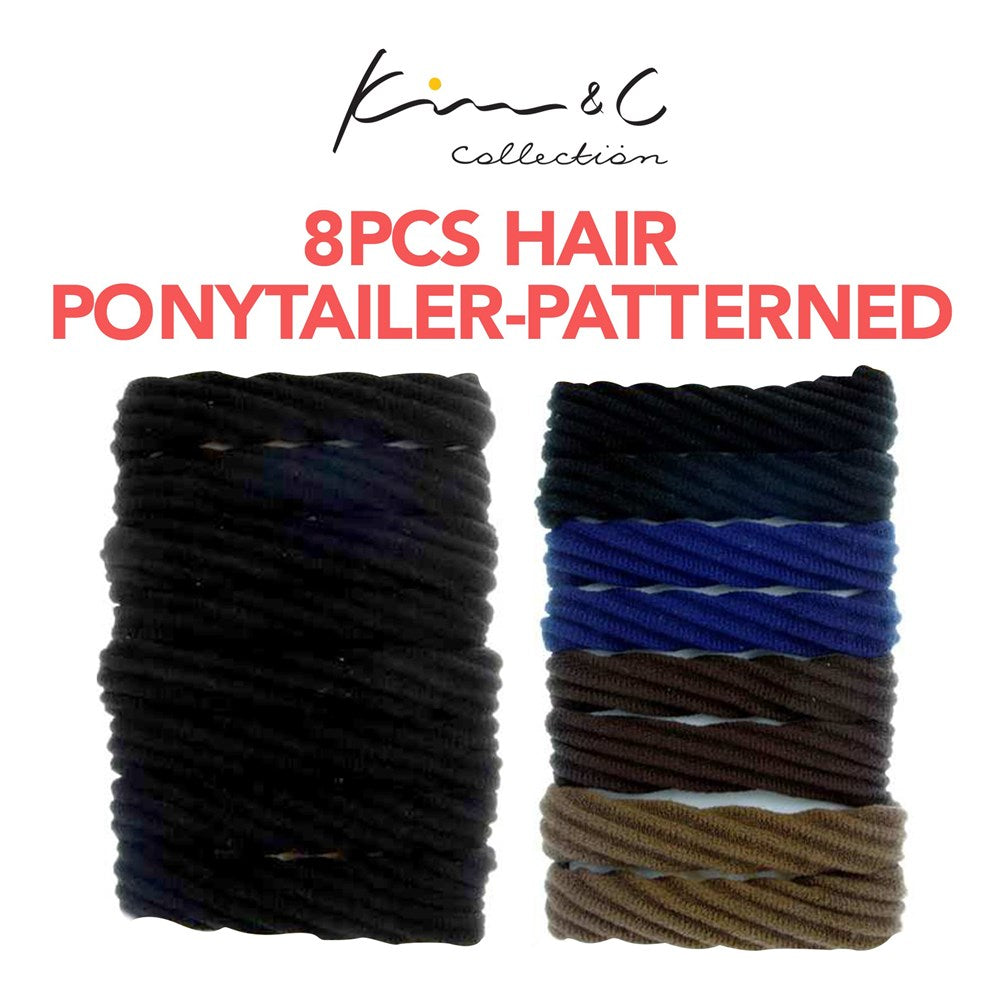 KIM & C 8pcs Hair Ponytailer [Patterned]