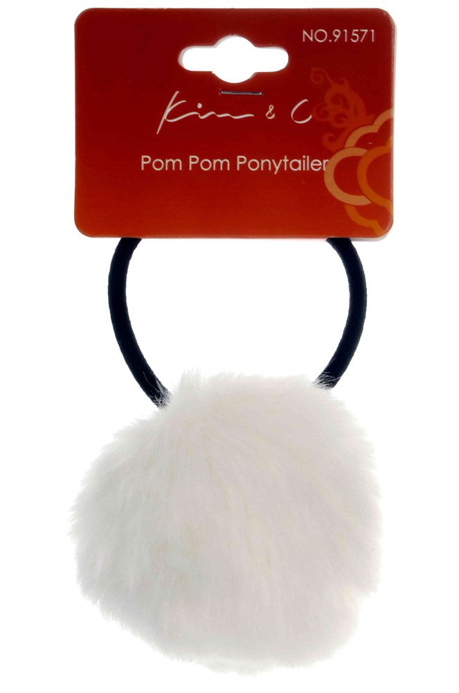 KIM & C Pom Pom Ponytailer Assorted