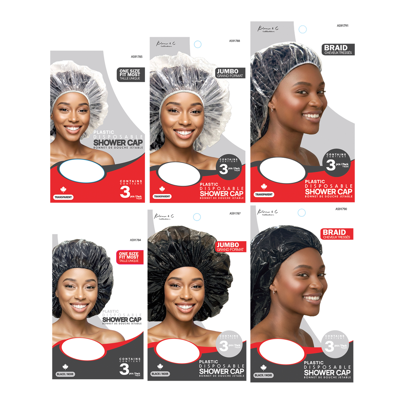Kim & C Disposable Shower Cap (3pcs)