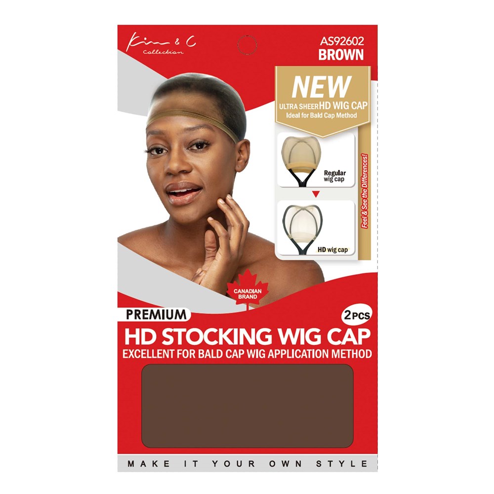 KIM & C Premium HD Stocking Wig Cap (2pcs)