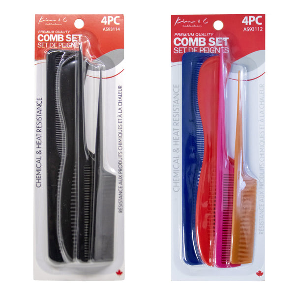 KIM & C 4pcs Comb Set