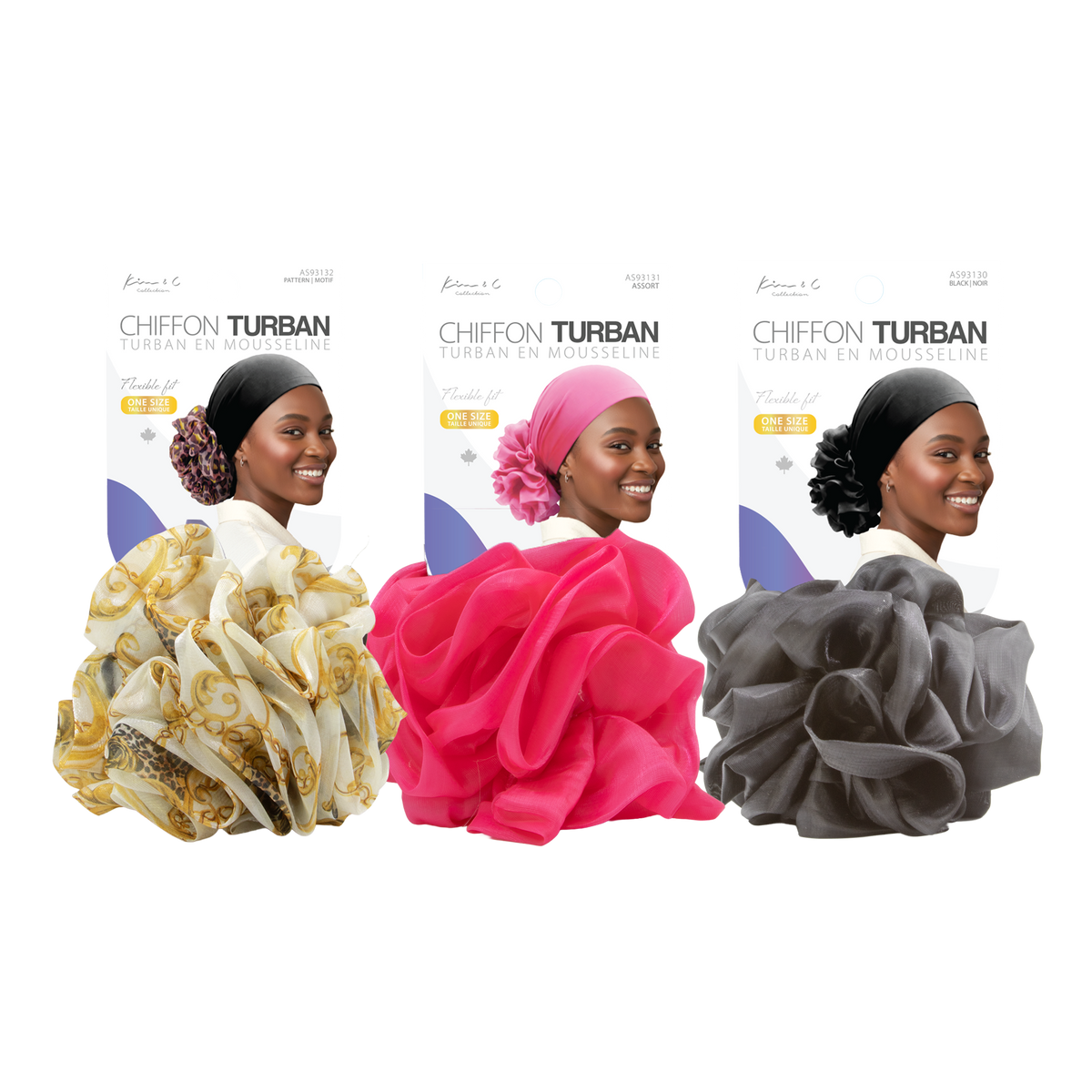 Kim & C Premium chiffon Turban
