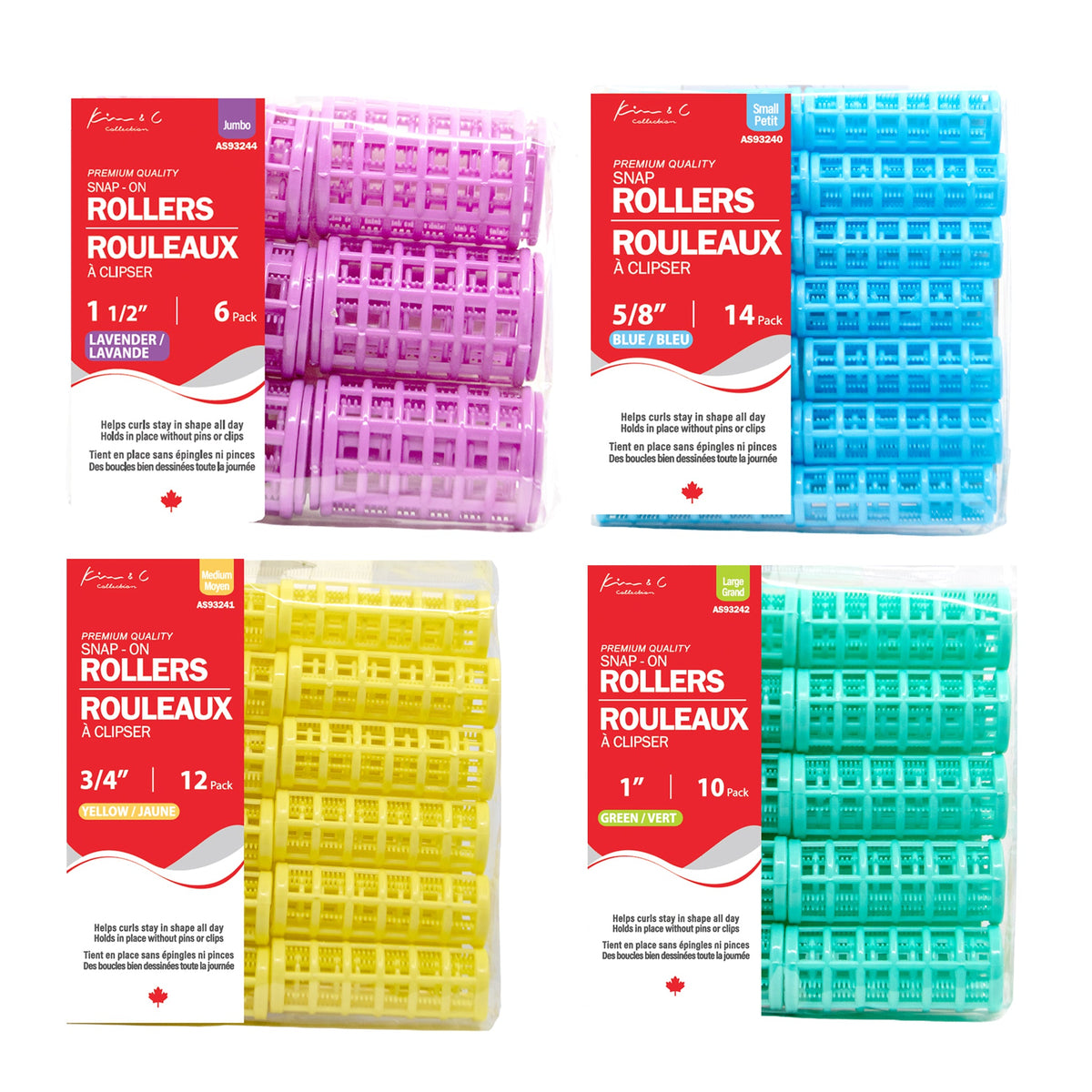 KIM & C Snap-On Rollers