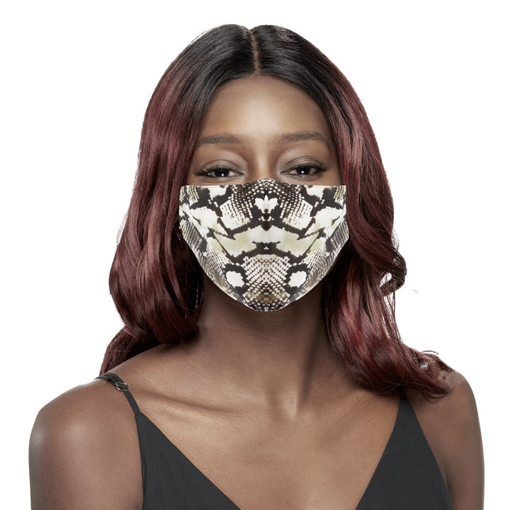 KIM & C Cotton Earloop Mask #Snake pattern