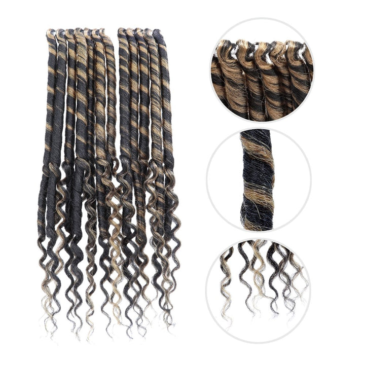 CLIMAX PRE-LOOPED CROCHET BRAID-Dreadlocks and Curl 14"