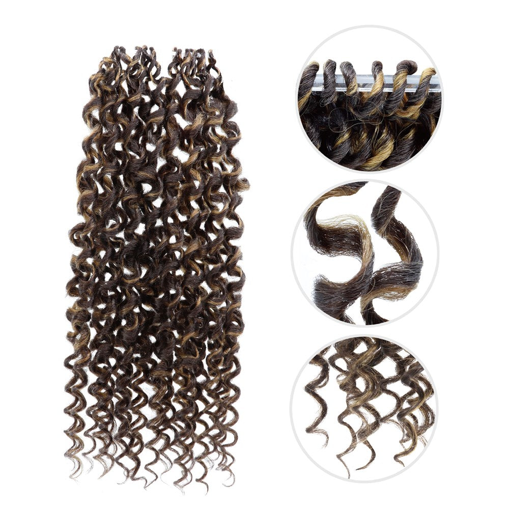CLIMAX PRE-LOOPED CROCHET BRAID-Spring Curl 14"