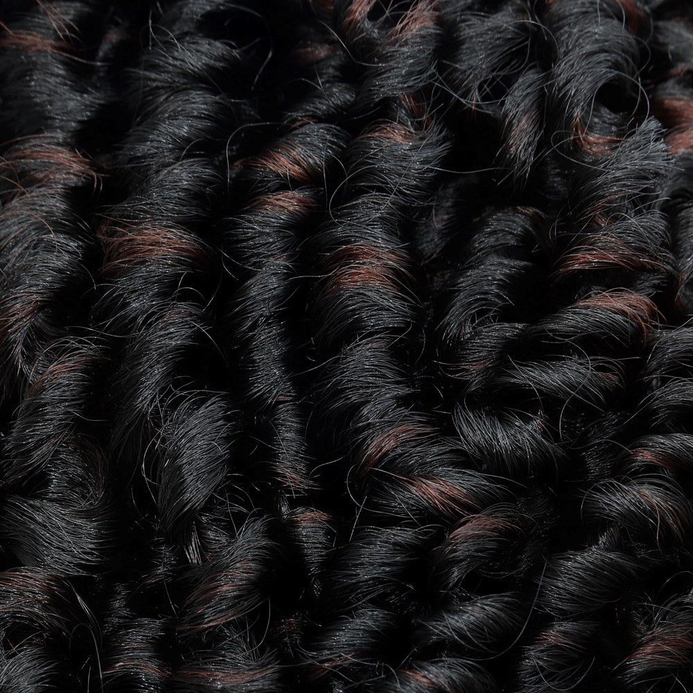 CLIMAX PRE-LOOPED CROCHET BRAID-Spring Curl 14"