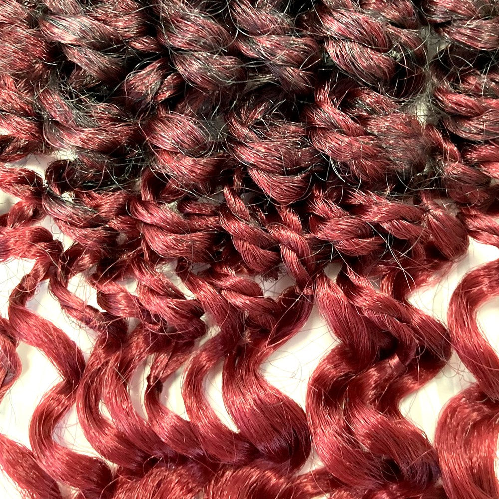 CLIMAX PRE-LOOPED CROCHET BRAID-Double Deep Corkscrew 18"