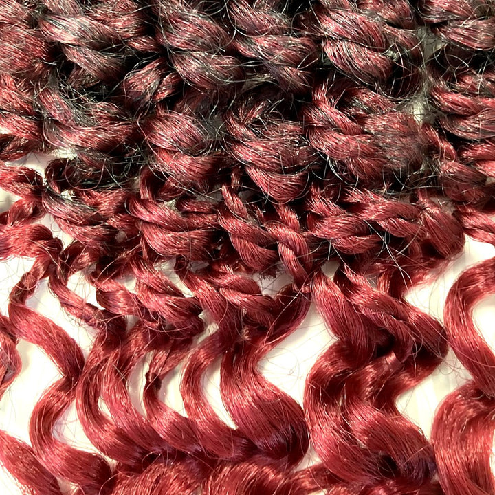 CLIMAX PRE-LOOPED CROCHET BRAID-Double Deep Corkscrew 18"