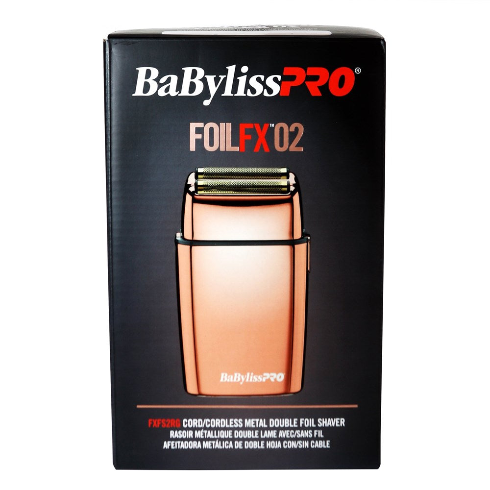 BABYLISS PRO Double Metal Foil Shaver ROSE