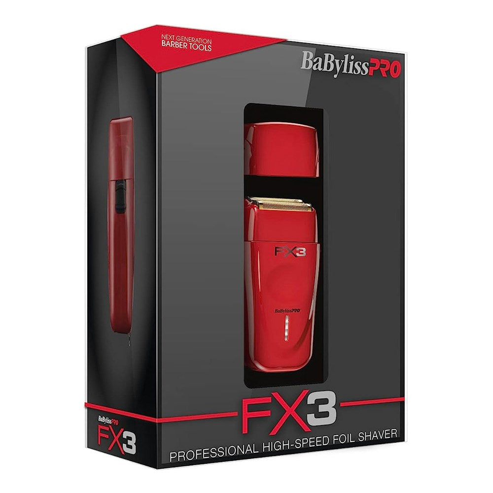 BABYLISS PRO FX3 Professional High Speed Foil Shaver [Ferrari Designed]