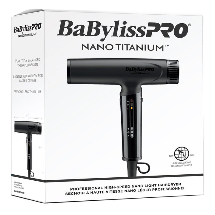 BABYLISS PRO Nano Titanium High Speed Nano Light Hair Dryer