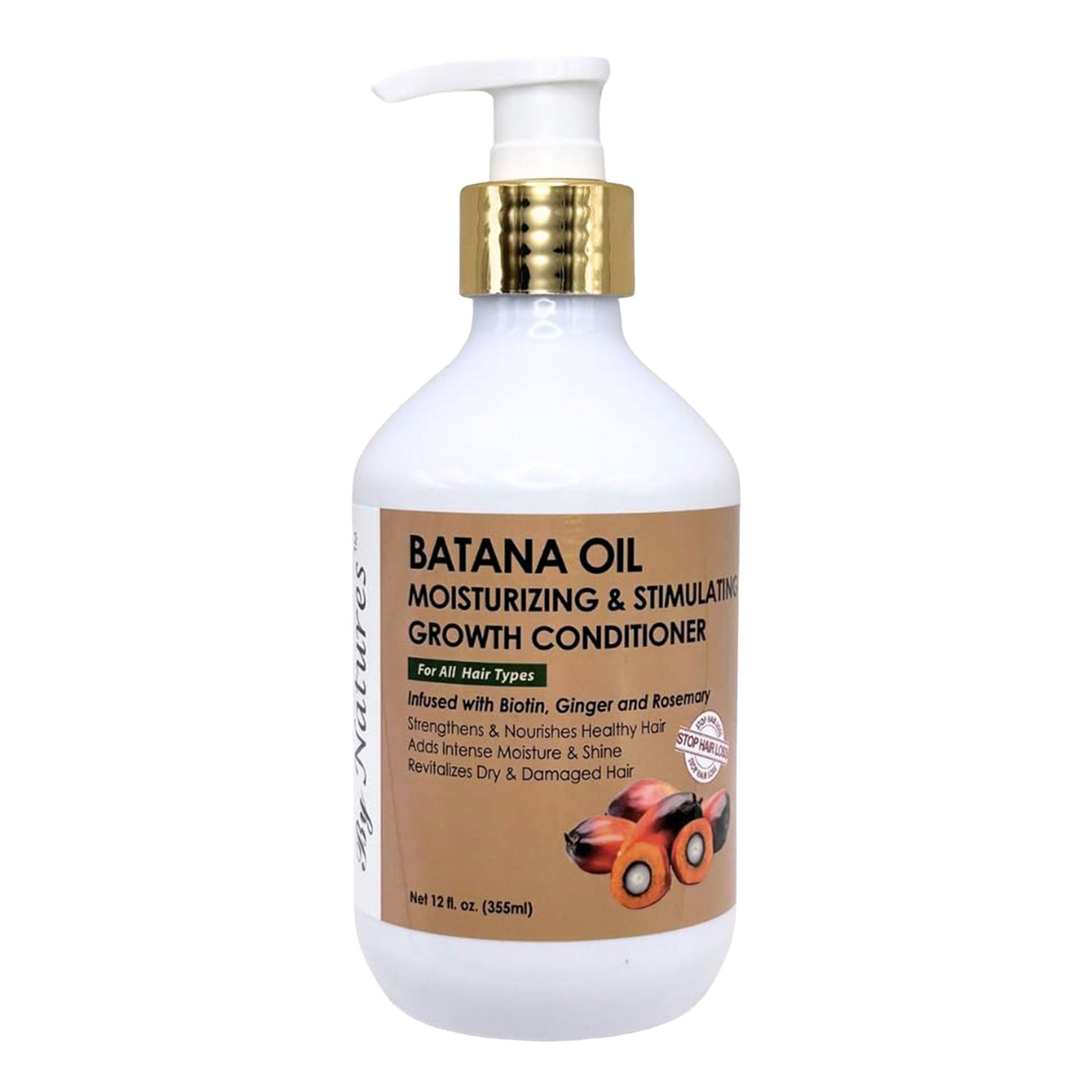 BY NATURES Batana Oil Moisture & Stimulating Growth Conditioner (12oz)