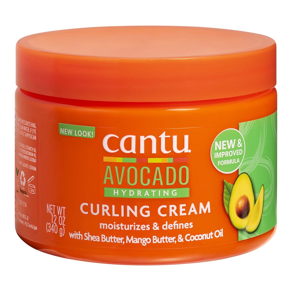 CANTU Avocado Hydrating Curling Cream Silicon Free (12oz)