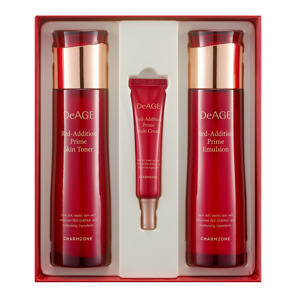 CHARMZONE DeAge Red-Addition PRIME 2 Kind Set + Multi Cream