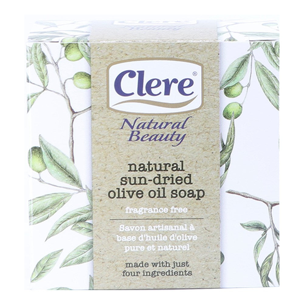 CLERE Natural Sun Dried Olive Oil Soap