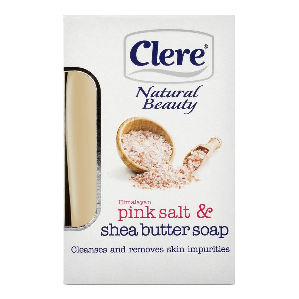 CLERE Pink Salt & Shea Butter Soap