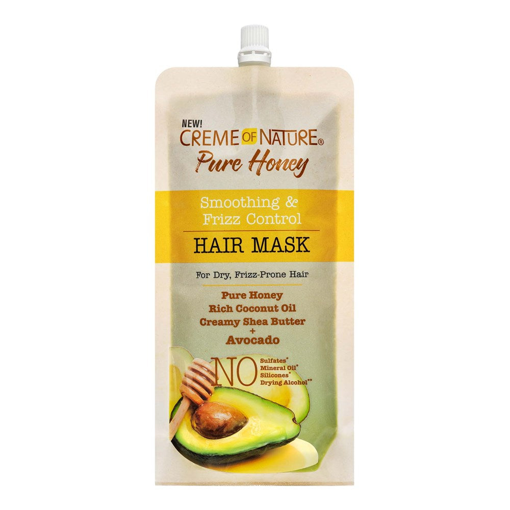 CREME OF NATURE Pure Honey Hair Mask Pouch Avocado [Smoothing & Frizz Control]