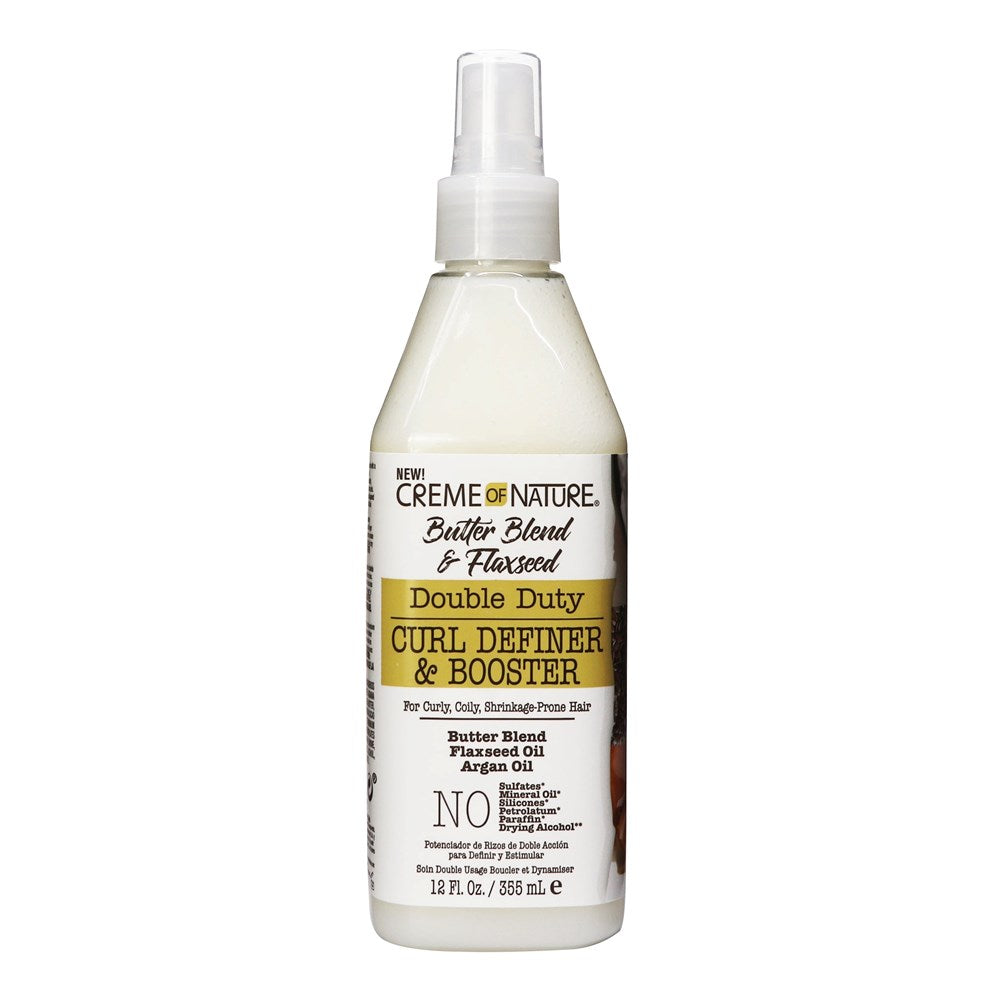 CREME OF NATURE Butter Blend & Flaxseed Double Duty Curl Definer & Booster