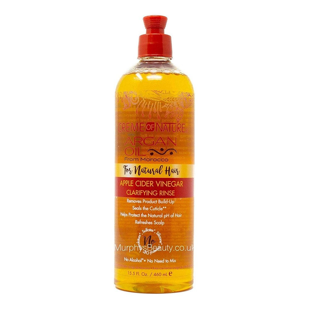 CREME OF NATURE Argan Oil Apple Cider Vinegar Clarifying Rinse