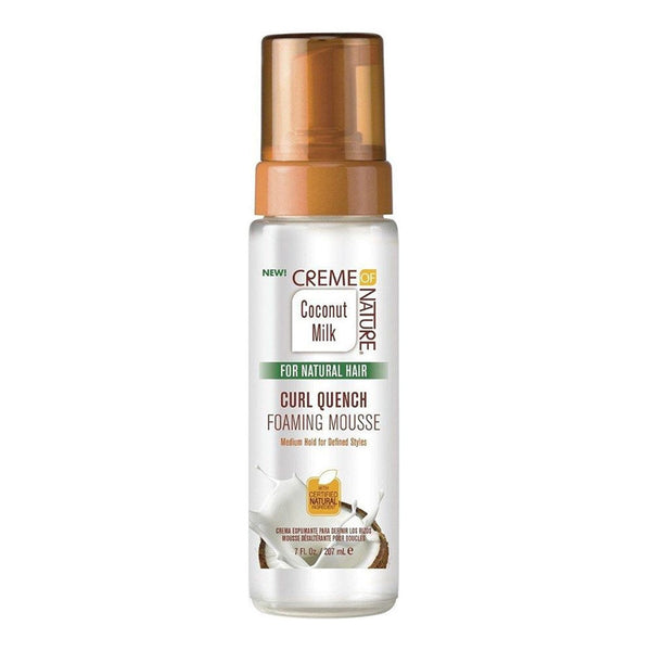 CREME OF NATURE Coconut Milk Curl Quench Foaming Mousse