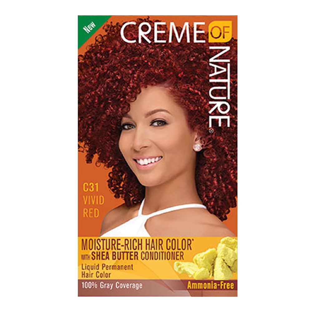 CREME OF NATURE Moisture Rich Hair Color Liquid C31 Vivid Red