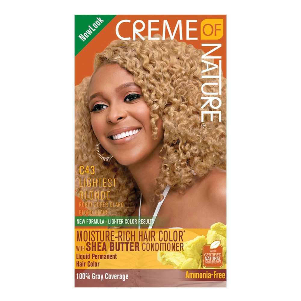 CREME OF NATURE Moisture Rich Hair Color Liquid C43 Lightest Blonde