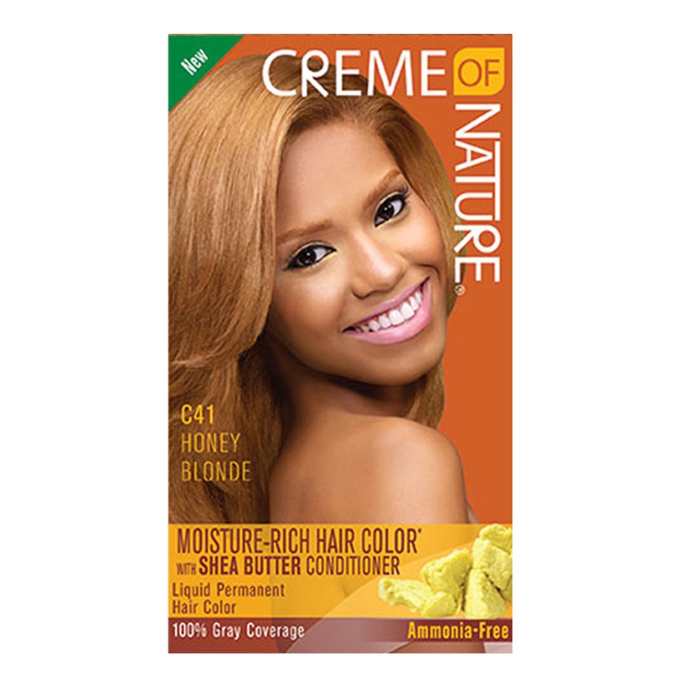 CREME OF NATURE Moisture Rich Hair Color Liquid C41 Honey Blonde