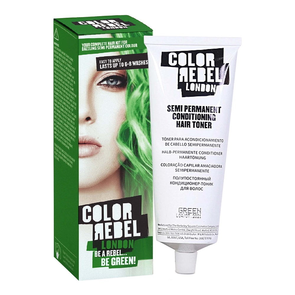 COLOR REBEL LONDON Semi Permanent Hair Toner Green