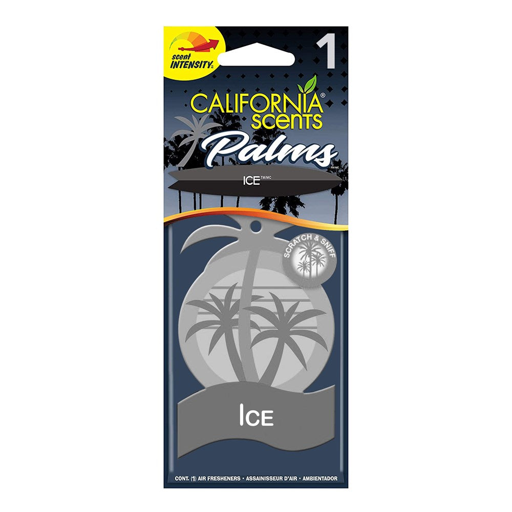 CALIFORNIA SCENTS 1PC Palms Air Freshener Ice