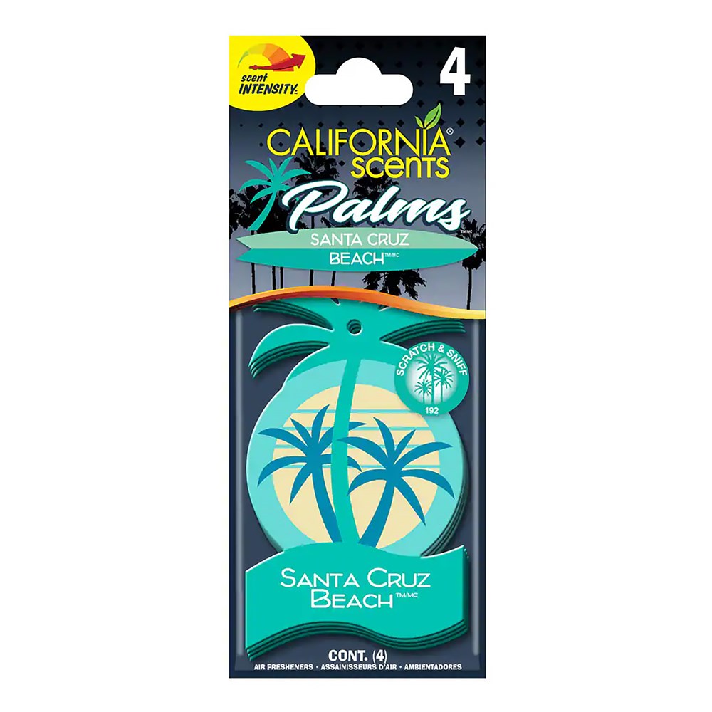 CALIFORNIA SCENTS 4PC Palms Air Freshener