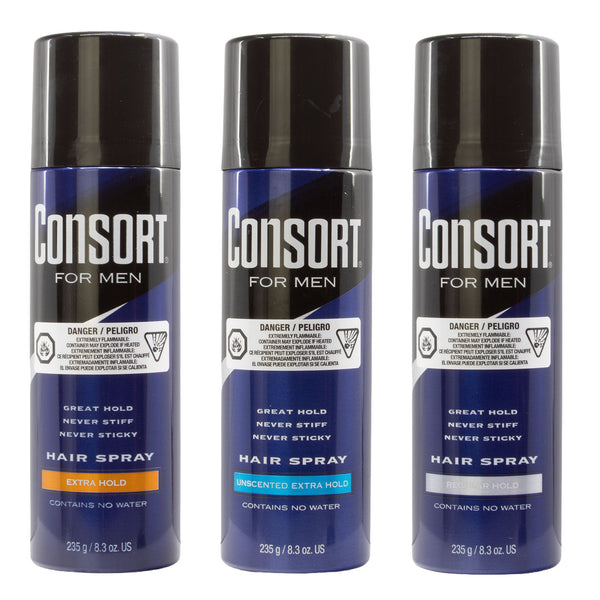 CONSORT For Men Hair Spray (8.3oz)