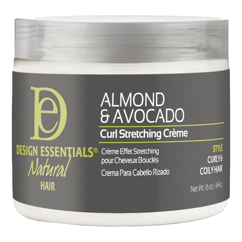 DESIGN ESSENTIALS Almond & Avocado Curl Stretching Creme (16oz)