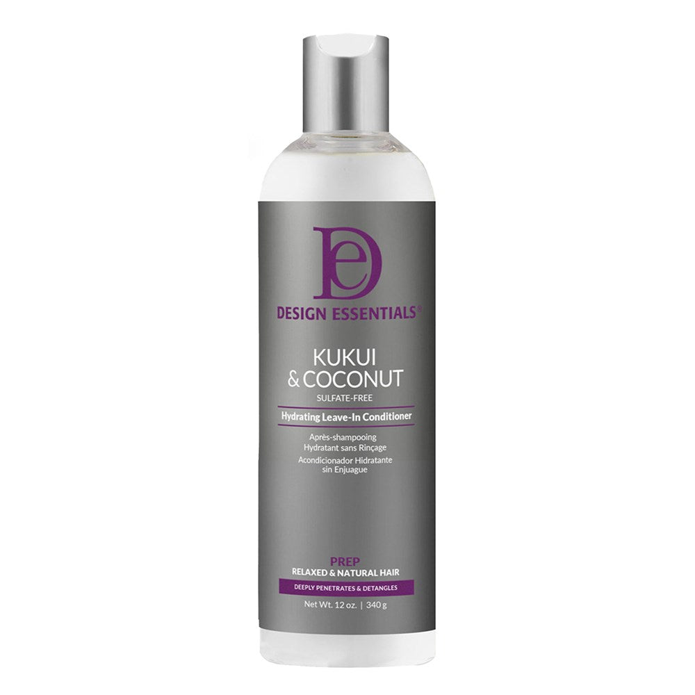 DESIGN ESSENTIALS Kukui & Coconut Hydrating Leave-in Conditioners (12oz)