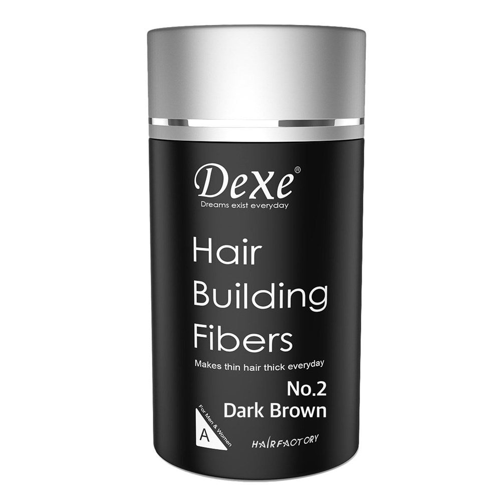 DEXE Hair Building Fibers (22g) Dark Brown Expiry Date: March 2023