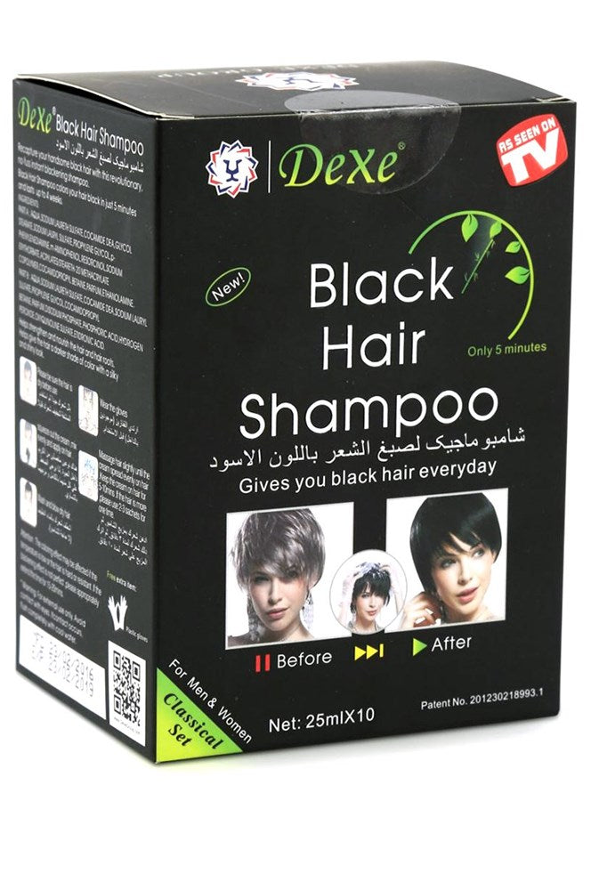 DEXE Black Hair Shampoo 25ml x 10packettes/box