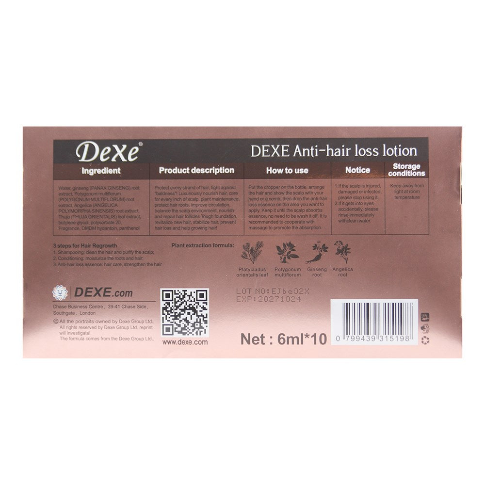 DEXE Anti Hair Loss Lotion (6m/10pc)