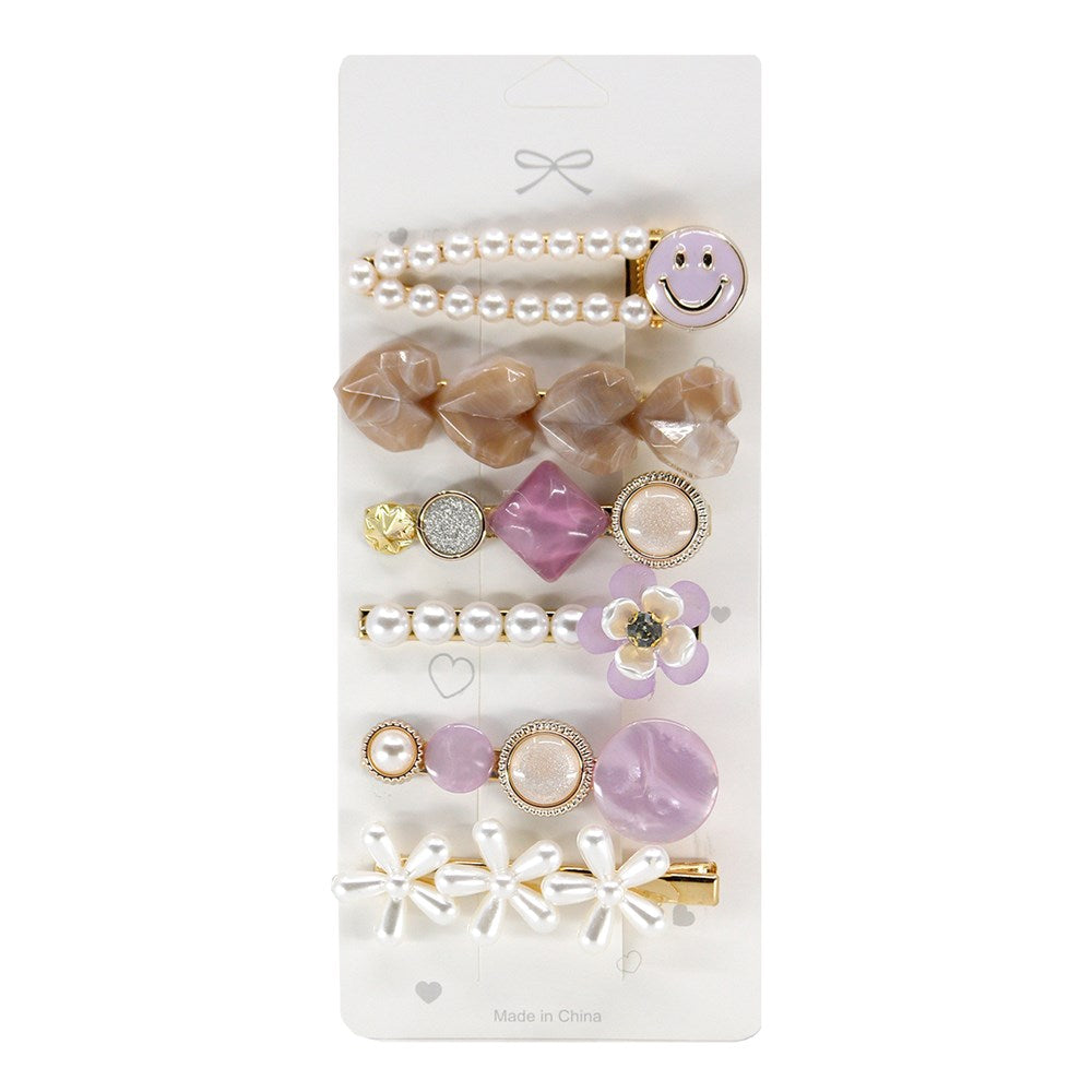 KIM & C Hairpin With Stone (12pcs)