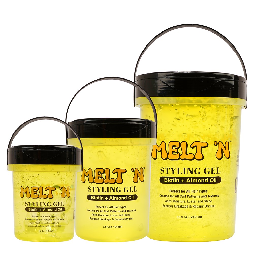 EBIN MELT'N Styling Gel Yellow [Biotin + Almond Oil]