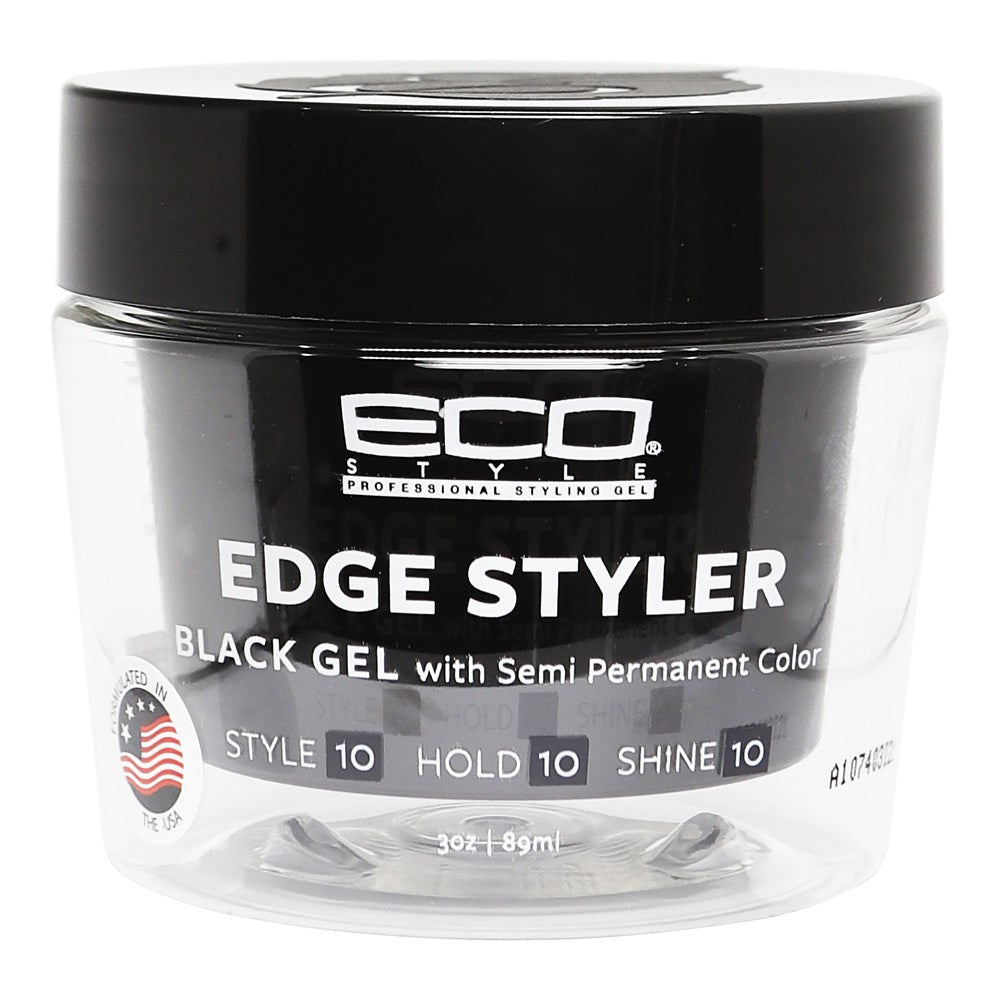 ECO EDGE STYLER Black Gel with Semi Permanent Color