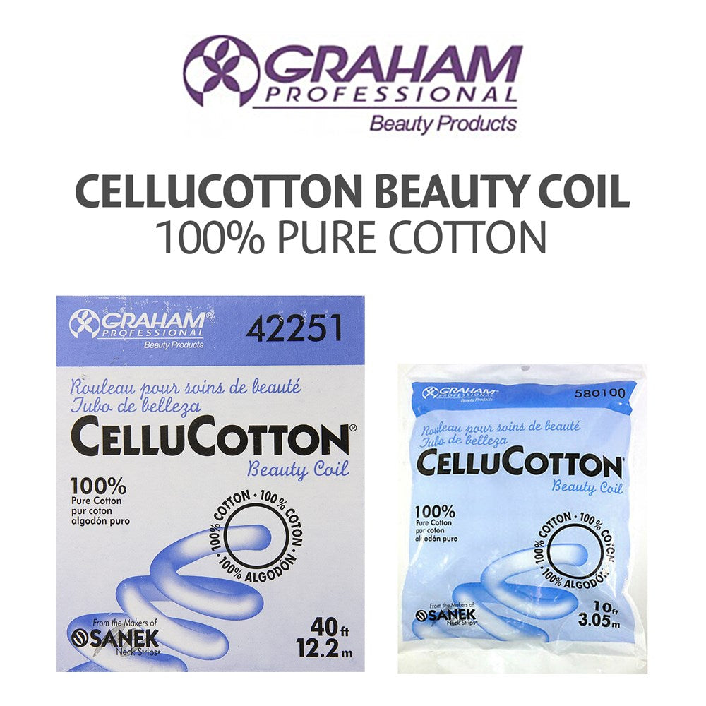 GRAHAM BEAUTY CelluCotton Beauty Coil 100% Pure Cotton