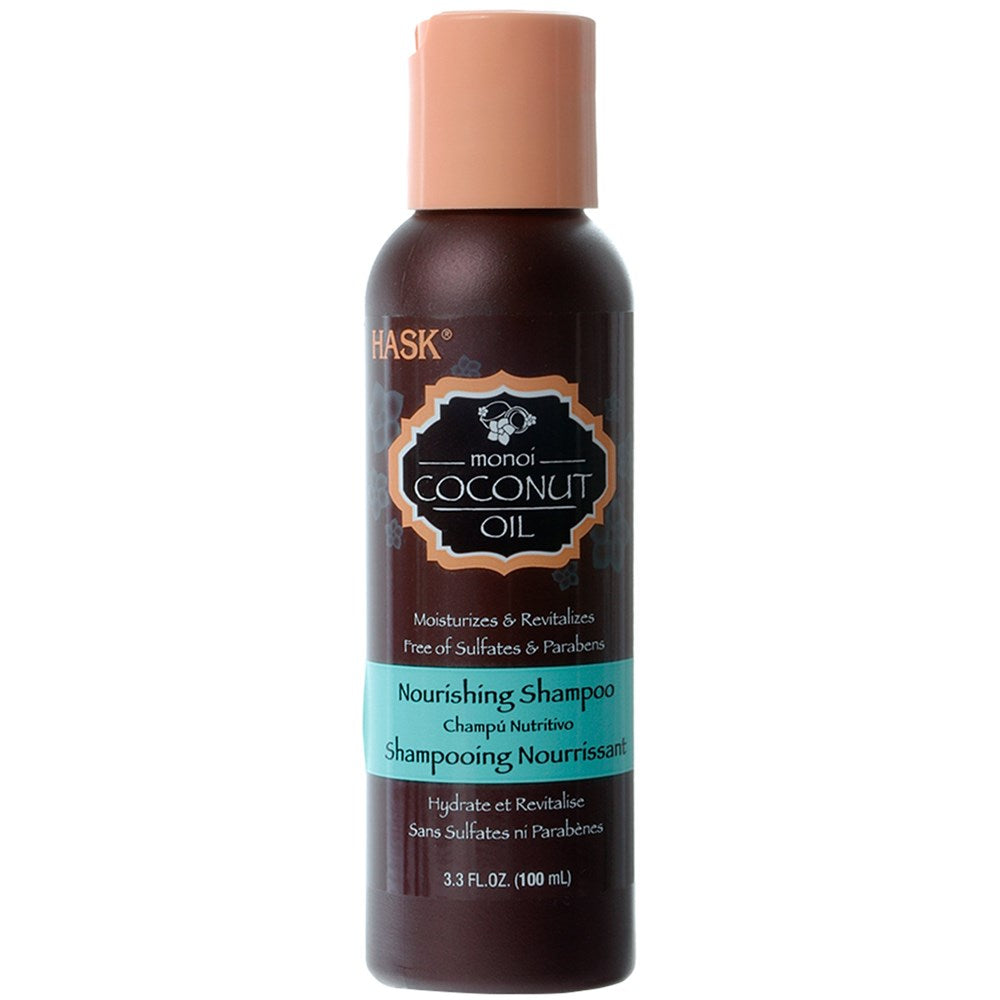 HASK Monoi Coconut Oil Nourishing Shampoo Travel Size (3.3oz)