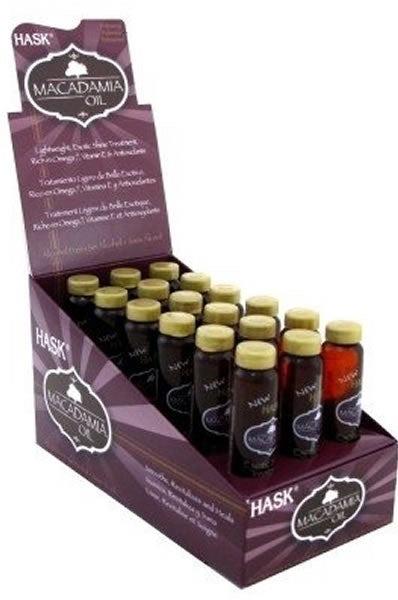 HASK Macadamia Oil Moisturizing Shine Hair Oil Vial