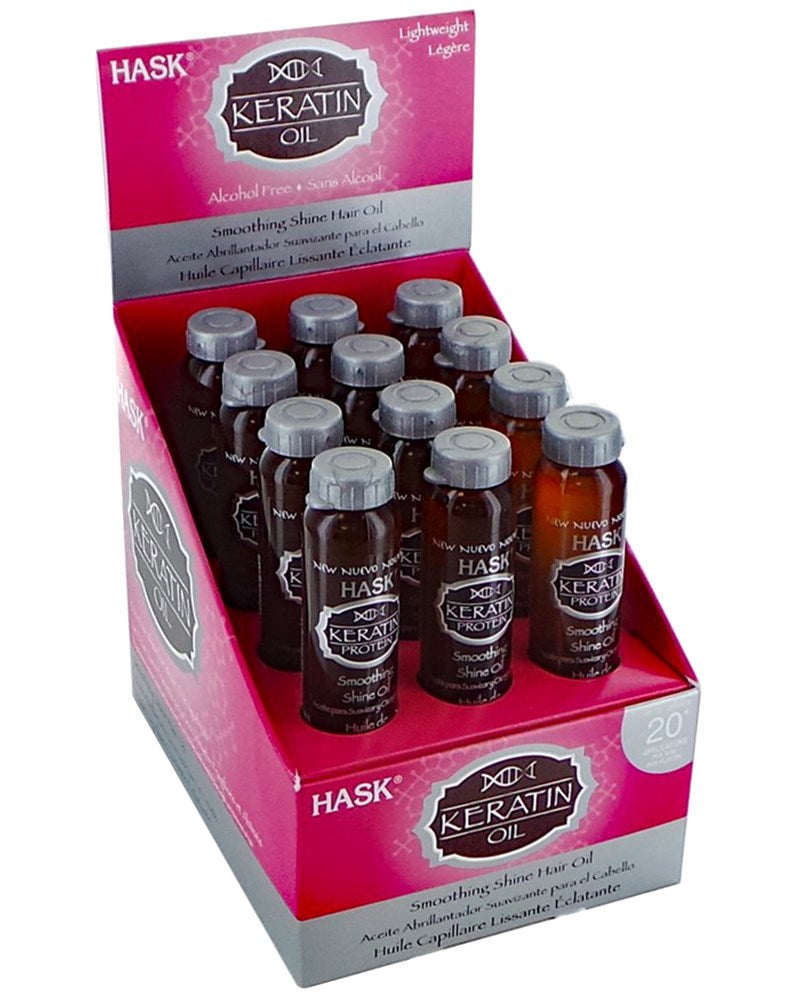 HASK Keratin Protein Smoothing Hair Oil Vial