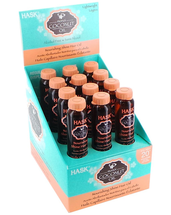HASK Monoi Coconut Oil Nourishing Shine Hair Oil Vial