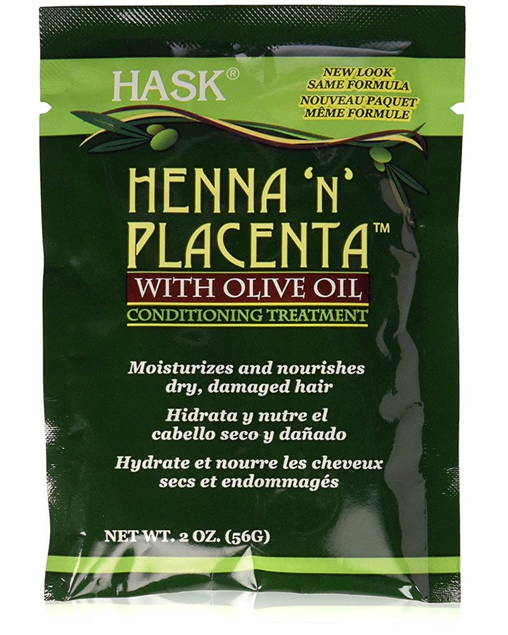 HASK HNP Henna 'N' Placenta Treatment Packet [Olive]